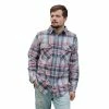 New 🎁 Lincoln Outfitters Men's Big and Tall Brawny Flannel Cloud Heather LOFB-E0400CLDBT - Long Sleeve 👕 Shirts ⭐