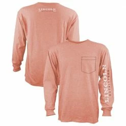 Cheap 😀 Lincoln Outfitters Men's Heavyweight Long Sleeve Pocket Graphic Tee Canyon Sunset Dark Heather - LOLSPK-01-CSDH - Long Sleeve 👚 Shirts 😀