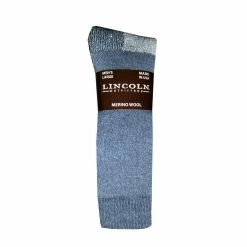 Coupon 🛒 Lincoln Outfitters Men's Big Bertha Merino Wool Sock Charcoal - L844-CH - 🧦 Socks 👍
