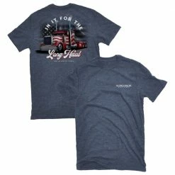 Cheap 👍 Lincoln Outfitters Men's Tractor Trailer Short Sleeve T-Shirt - LO-111-DNM - T-Shirts ✔️