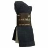 Coupon 👍 Lincoln Outfitters Men's Crew Sock 3 Pack Assorted - L3/951-A - 🧦 Socks 🔔